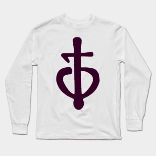 Coptic Manuscript Efnooti | God | Nomina Sacra Long Sleeve T-Shirt